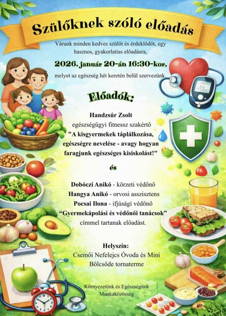 Szülőknek szóló előadás