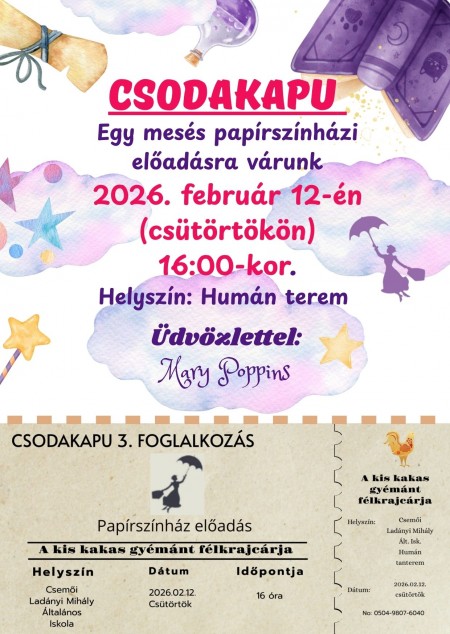 Csodakapu foglalkozás